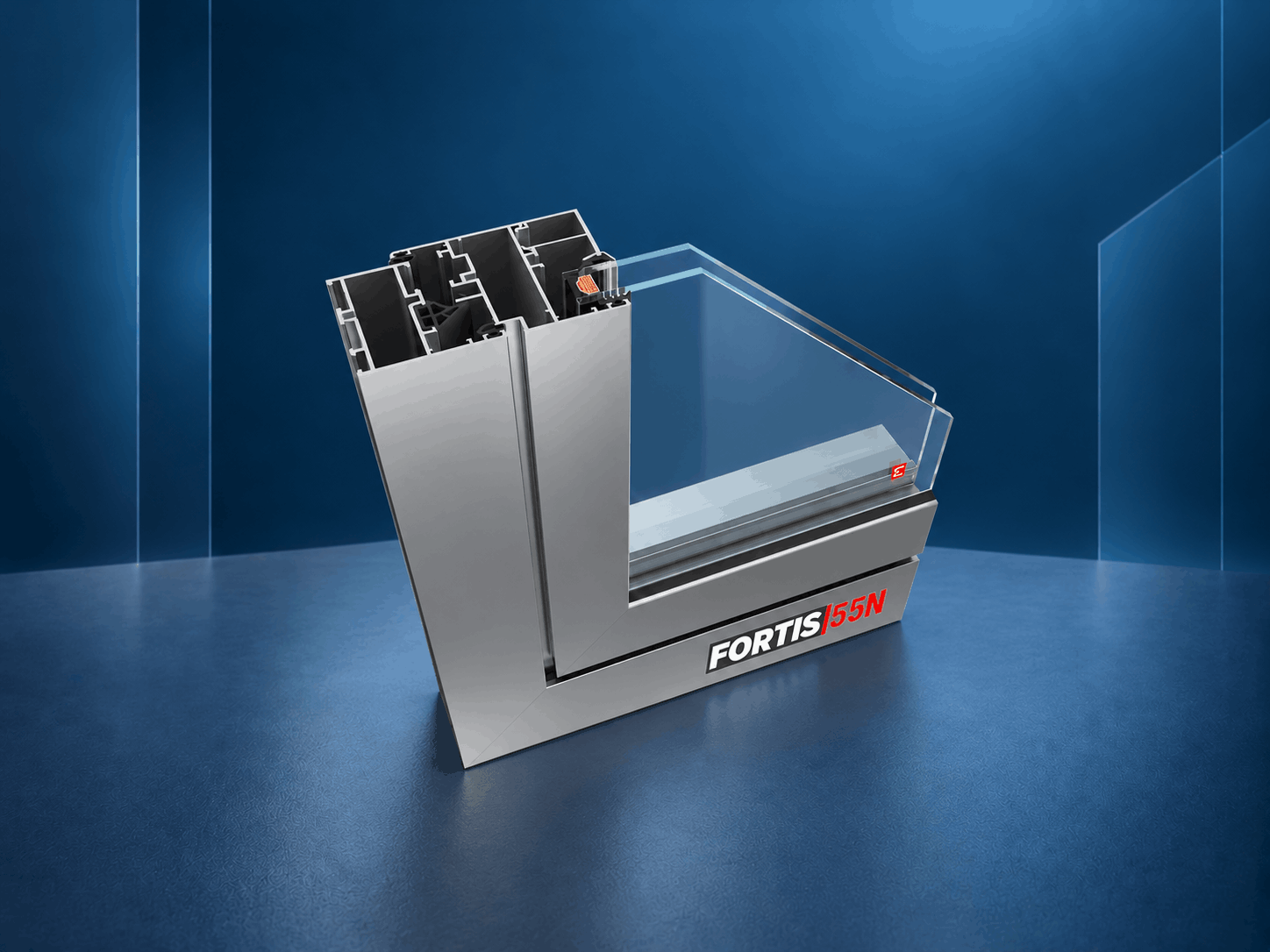 FORTIS 55 N high-performance aluminium window and door system
