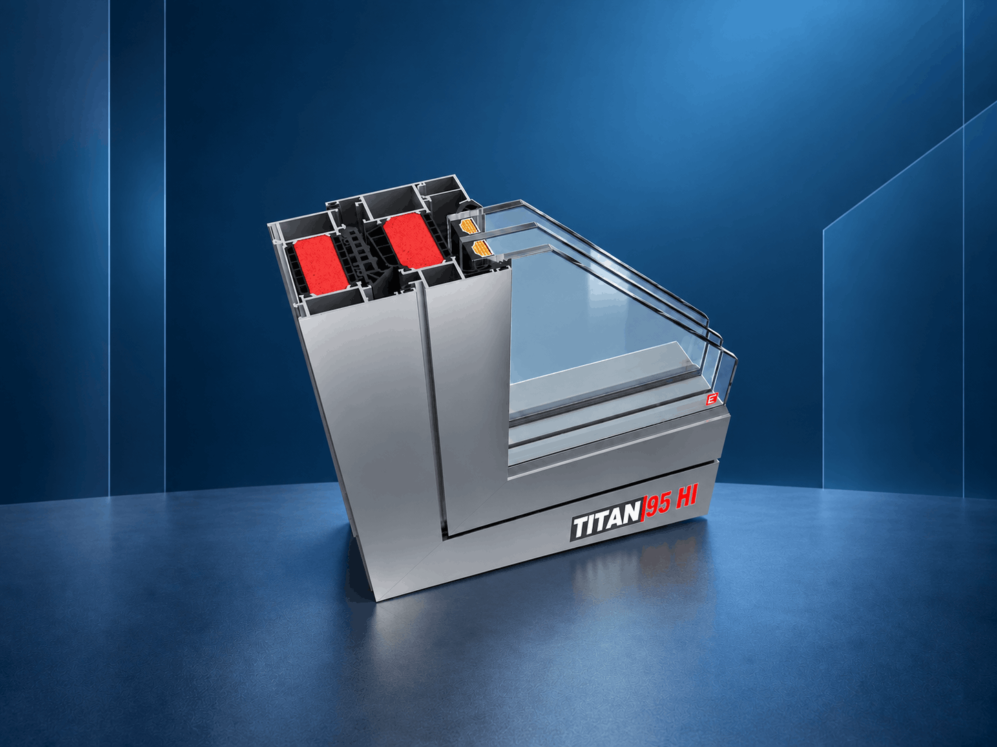 TITAN 95 HI high-performance aluminium door and window system